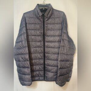 Swiss Tech Men's Charcoal Puffer Jacket